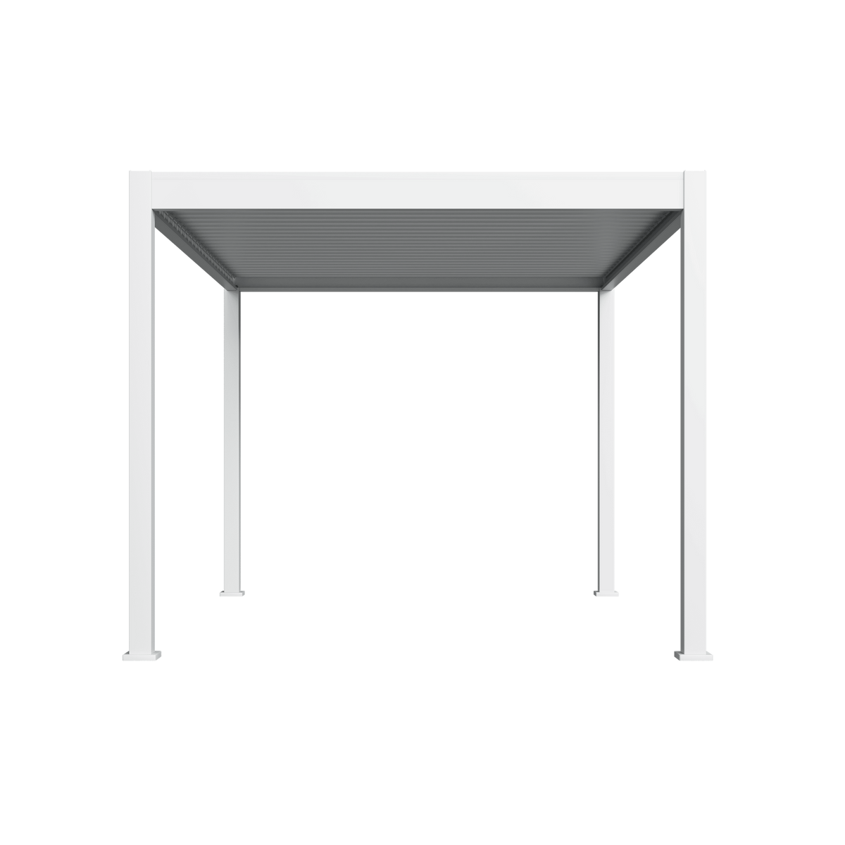 Orion Comfort vrijstaand lamellen overkapping 300x400 cm handmatig - Wit