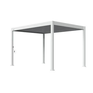 Orion Comfort vrijstaand lamellen overkapping 300x400 cm handmatig - Wit