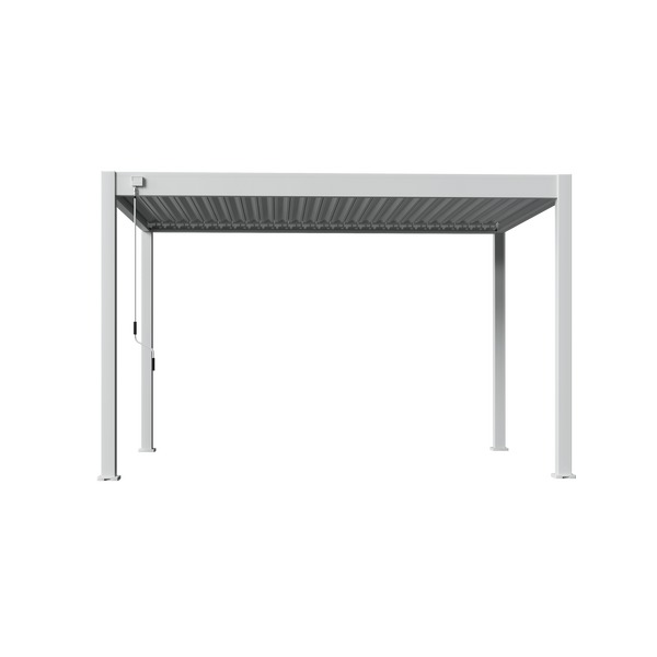 Orion Comfort vrijstaand lamellen overkapping 300x400 cm handmatig - Wit