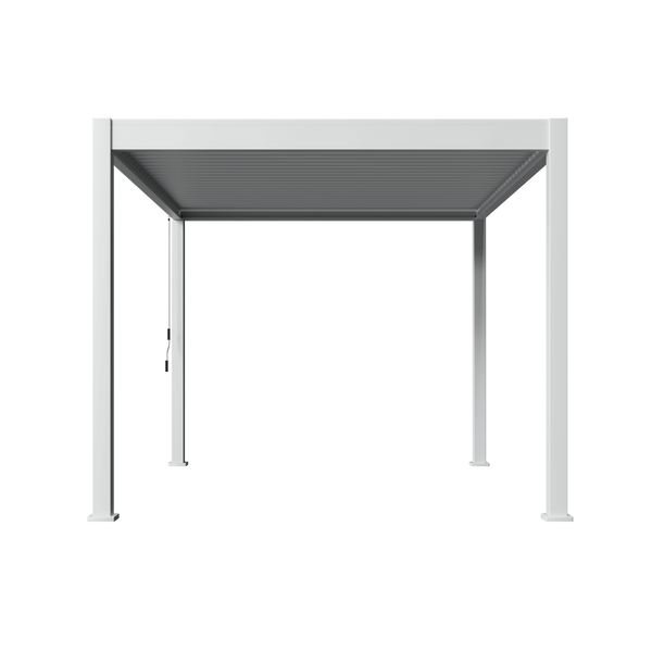 Orion Comfort vrijstaand lamellen overkapping 300x400 cm handmatig - Wit