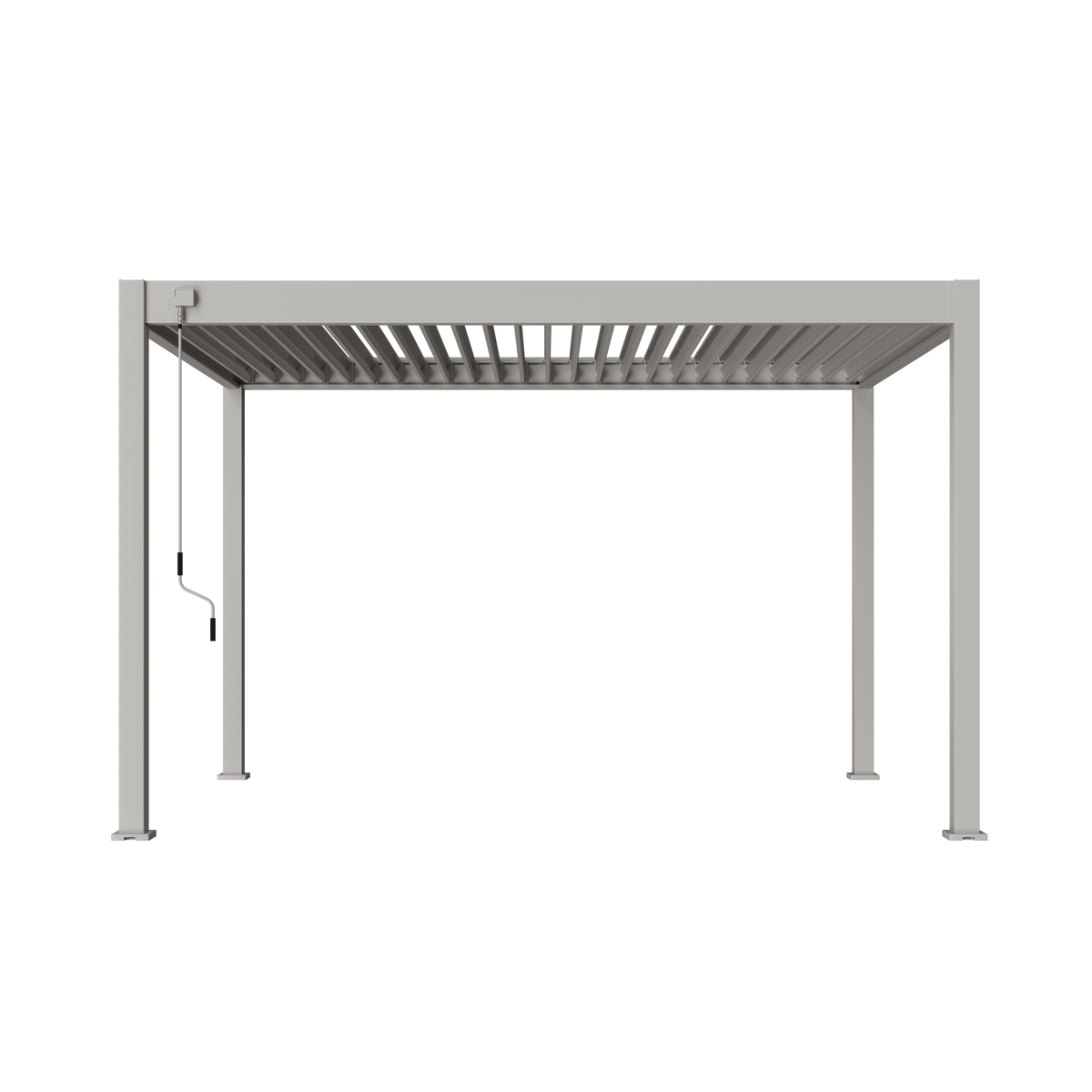 Orion Comfort vrijstaand lamellen overkapping 300x400 cm handmatig - Zand