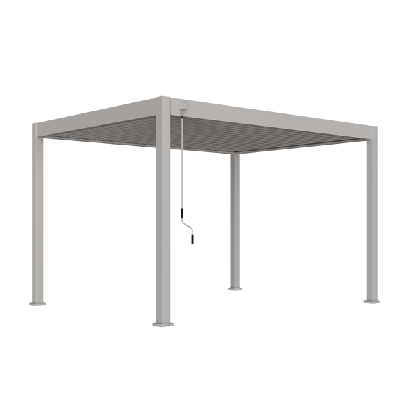 Orion Comfort vrijstaand lamellen overkapping 300x400 cm handmatig - Zand