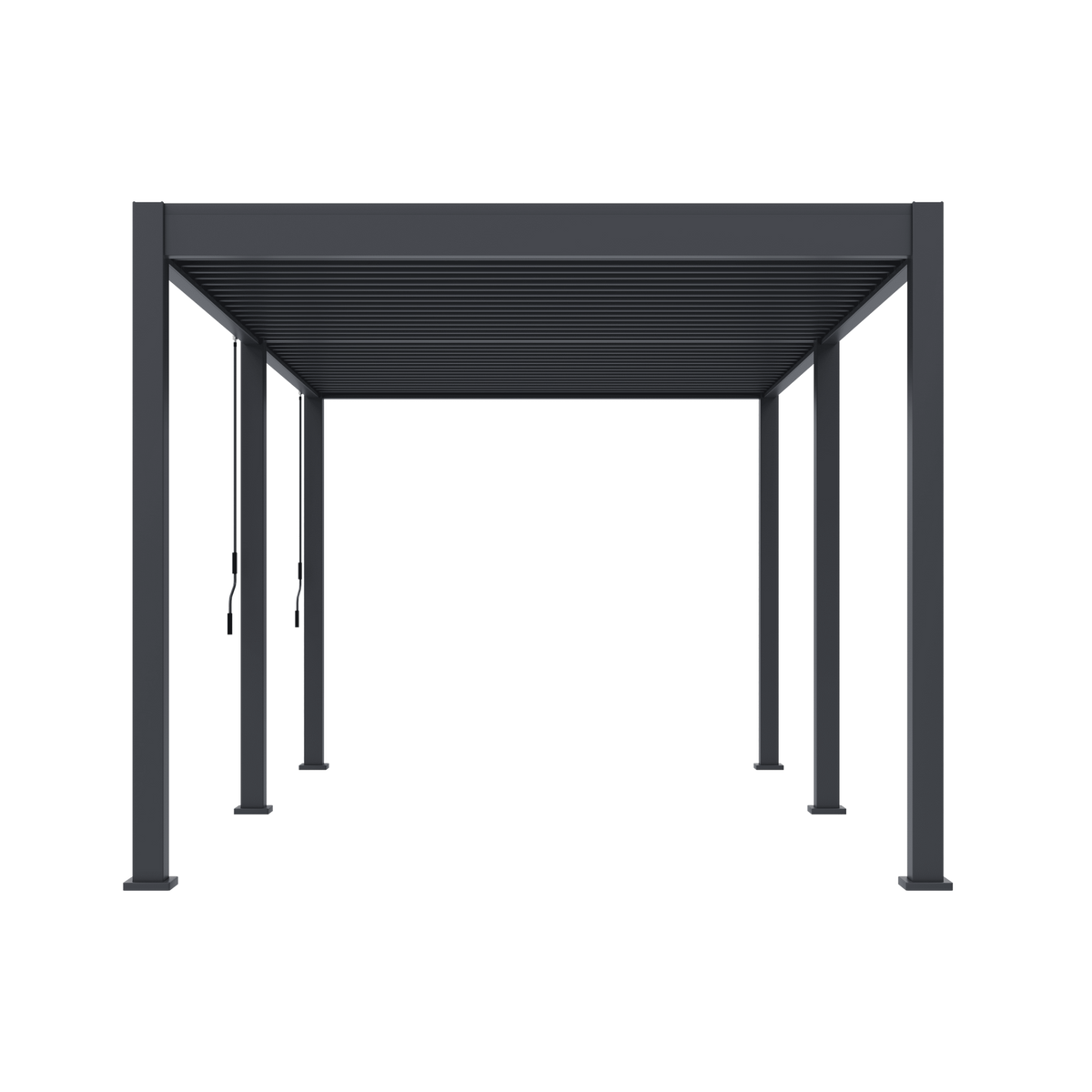 Orion Comfort vrijstaand lamellen overkapping 300x530 cm handmatig - Antraciet