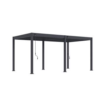 Orion Comfort vrijstaand lamellen overkapping 300x530 cm handmatig - Antraciet