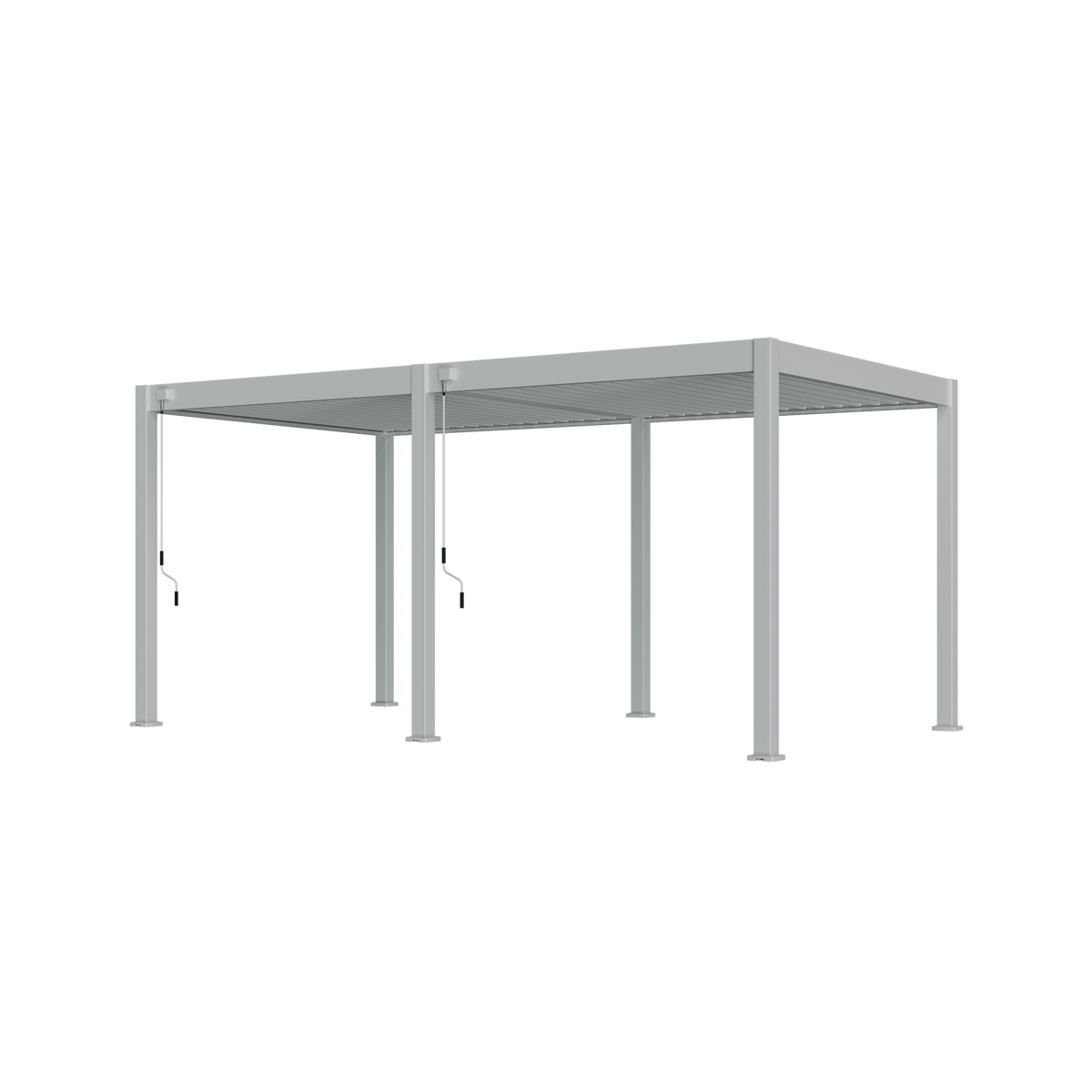 Orion Comfort vrijstaand lamellen overkapping 300x530 cm handmatig - Wit