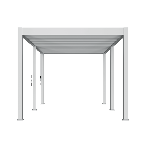 Orion Comfort vrijstaand lamellen overkapping 300x530 cm handmatig - Wit