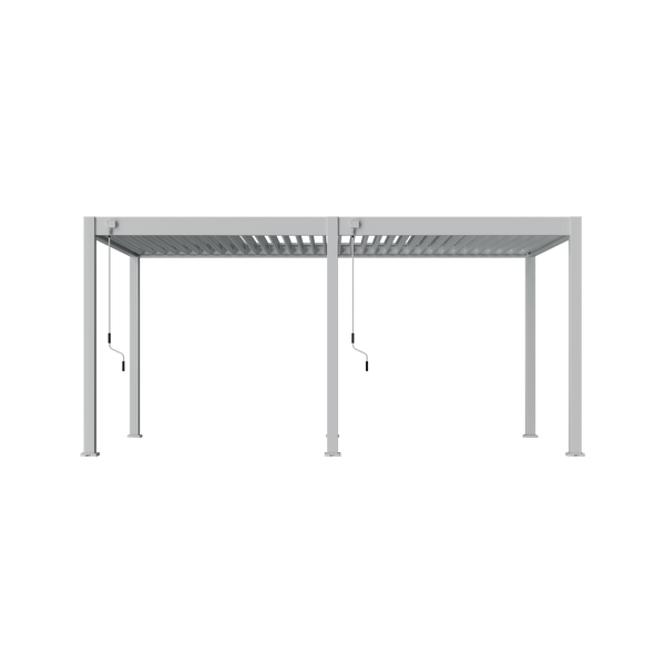 Orion Comfort vrijstaand lamellen overkapping 300x530 cm handmatig - Wit