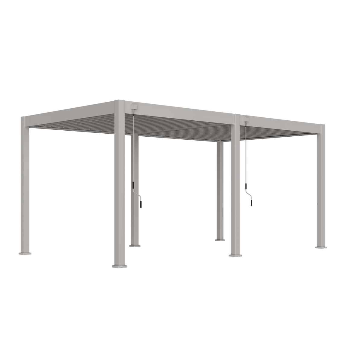 Orion Comfort vrijstaand lamellen overkapping 300x530 cm handmatig - Zand