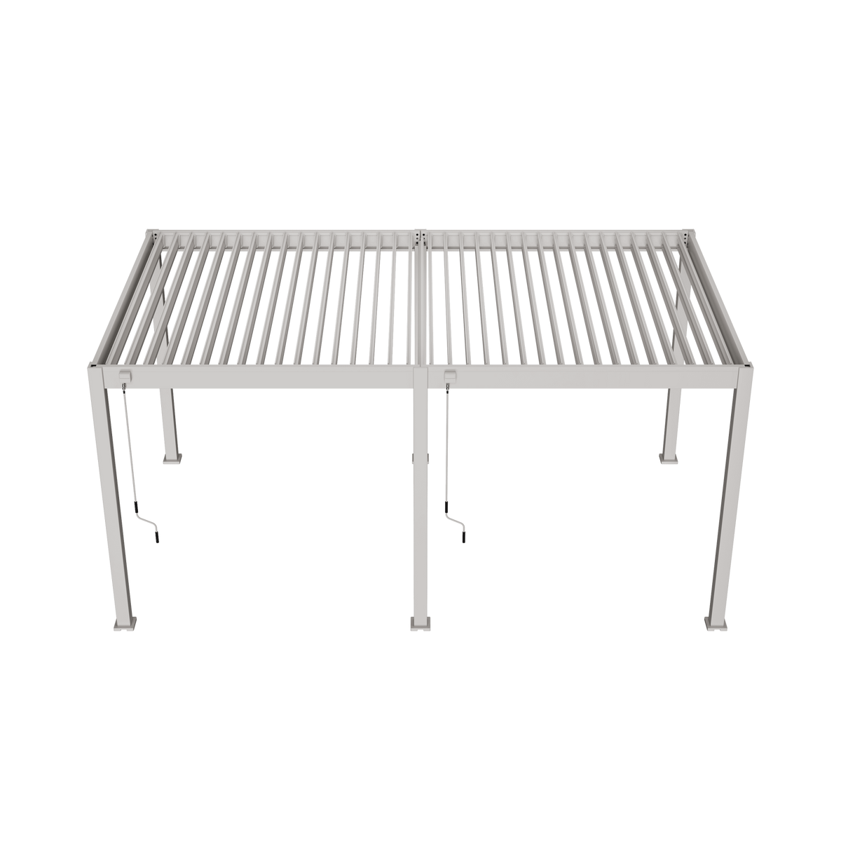 Orion Comfort vrijstaand lamellen overkapping 300x530 cm handmatig - Zand