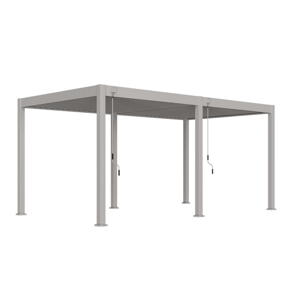 Orion Comfort vrijstaand lamellen overkapping 300x530 cm handmatig - Zand