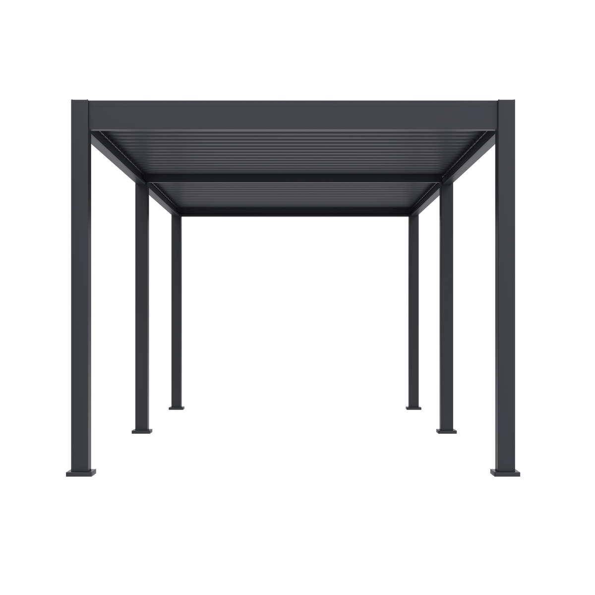 Orion Comfort vrijstaand lamellen overkapping 300x600 cm handmatig - Antraciet