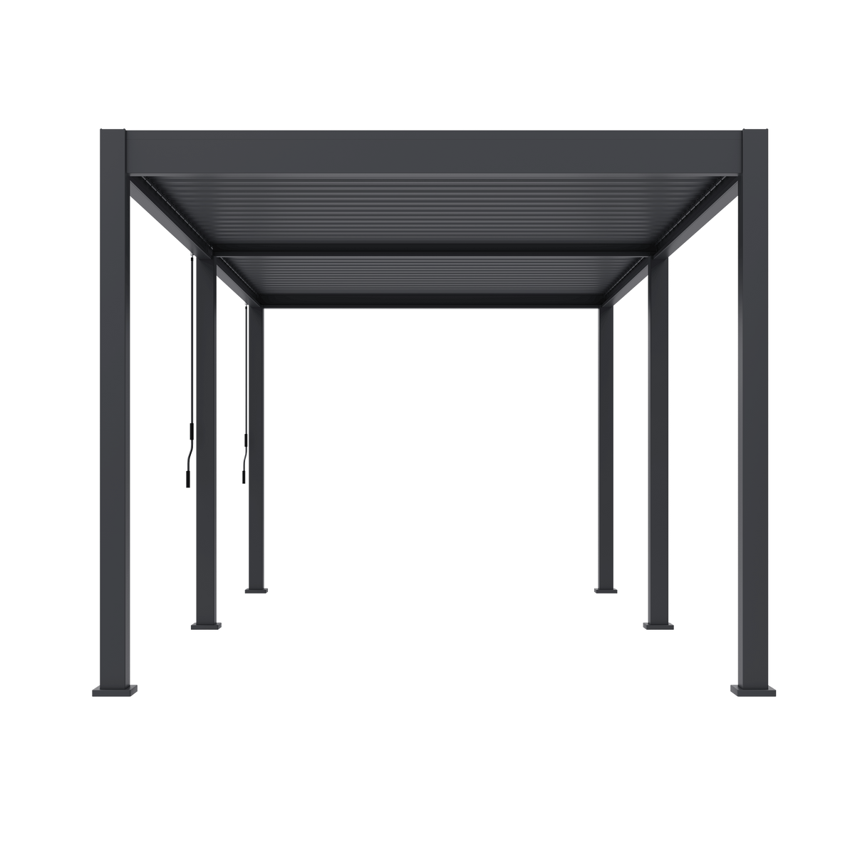 Orion Comfort vrijstaand lamellen overkapping 300x600 cm handmatig - Antraciet