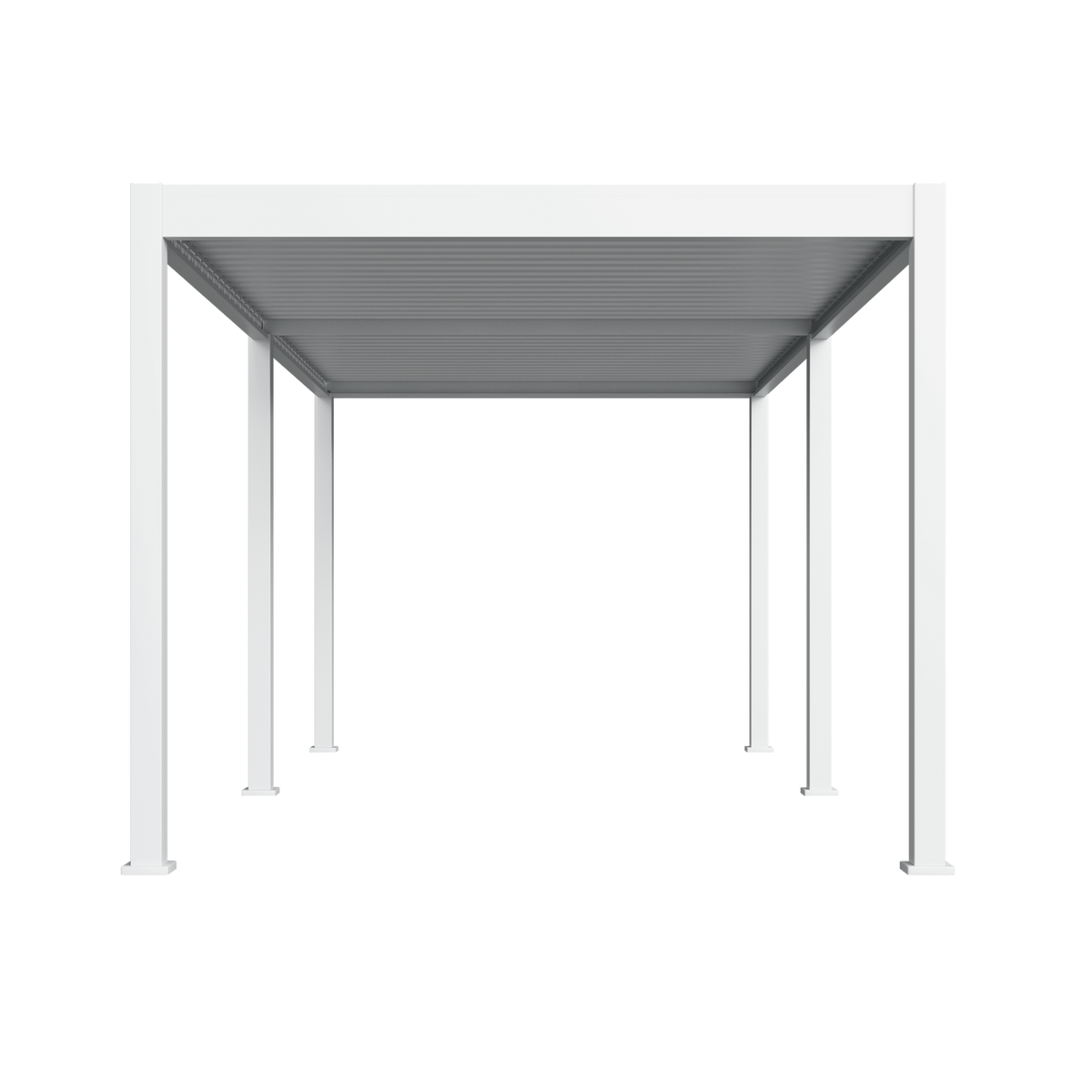 Orion Comfort vrijstaand lamellen overkapping 300x600 cm handmatig - Wit