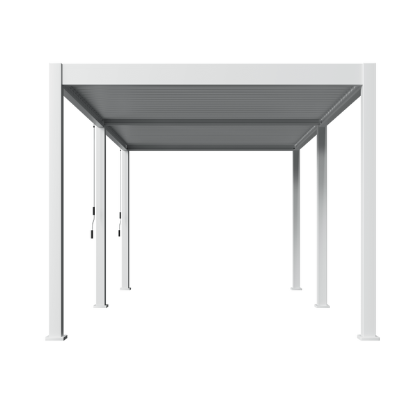 Orion Comfort vrijstaand lamellen overkapping 300x600 cm handmatig - Wit