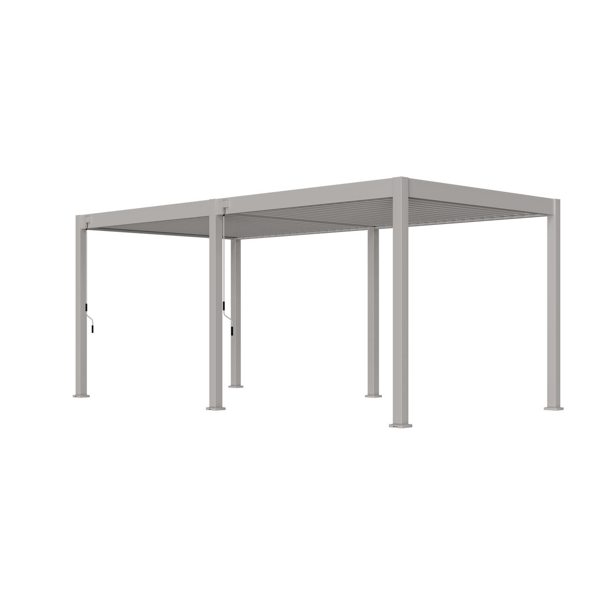 Orion Comfort vrijstaand lamellen overkapping 300x600 cm handmatig - Zand