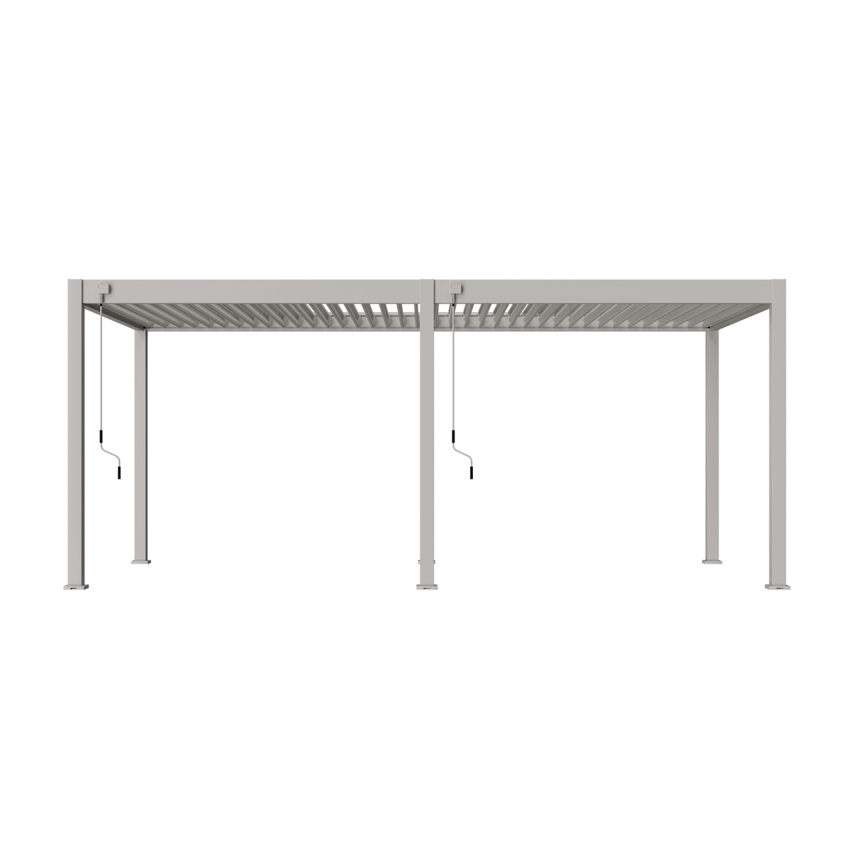 Orion Comfort vrijstaand lamellen overkapping 300x600 cm handmatig - Zand