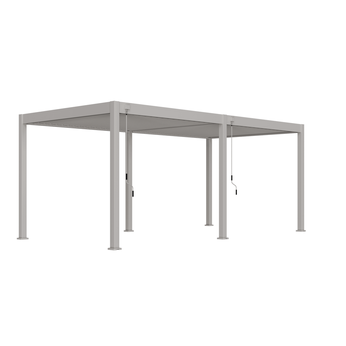 Orion Comfort vrijstaand lamellen overkapping 300x600 cm handmatig - Zand