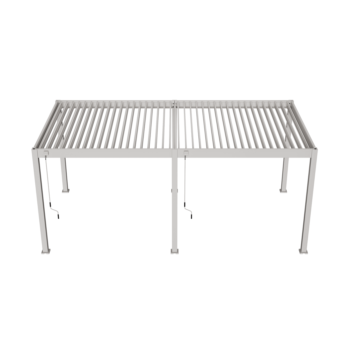 Orion Comfort vrijstaand lamellen overkapping 300x600 cm handmatig - Zand