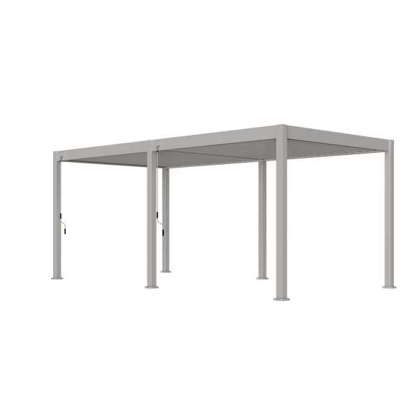 Orion Comfort vrijstaand lamellen overkapping 300x600 cm handmatig - Zand