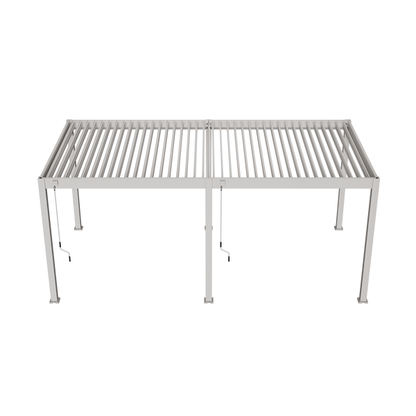 Orion Comfort vrijstaand lamellen overkapping 300x600 cm handmatig - Zand