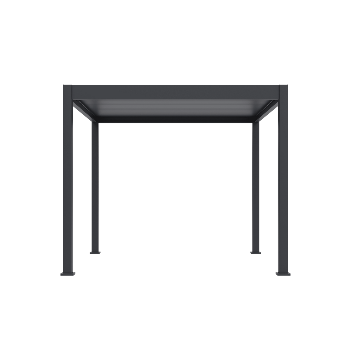 Orion Deluxe vrijstaand lamellen overkapping 300x300 cm handmatig - Antraciet