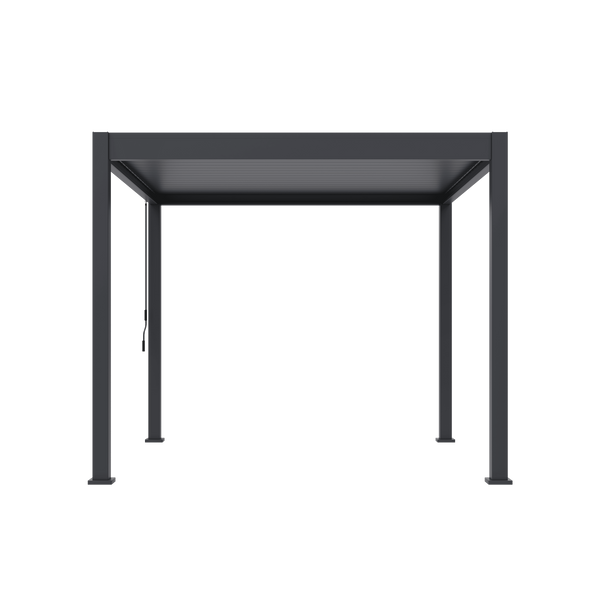 Orion Deluxe vrijstaand lamellen overkapping 300x300 cm handmatig - Antraciet