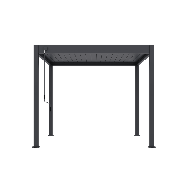 Orion Deluxe vrijstaand lamellen overkapping 300x300 cm handmatig - Antraciet