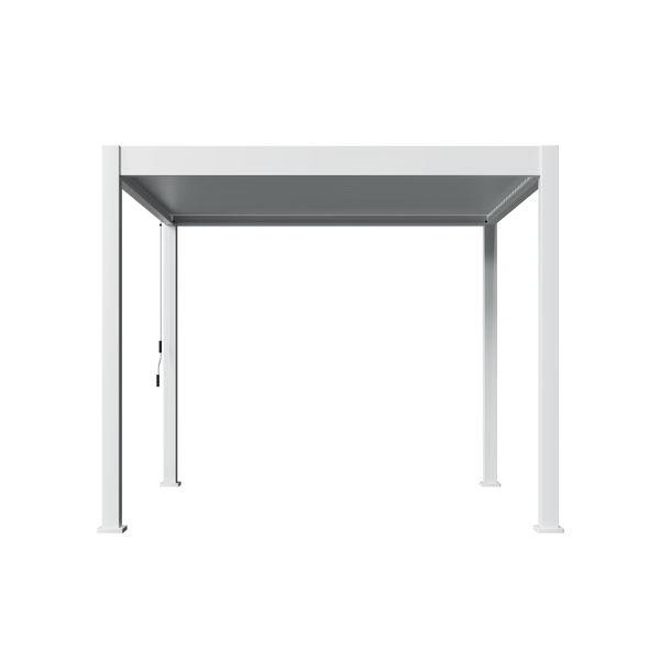 Orion Deluxe vrijstaand lamellen overkapping 300x300 cm handmatig - Wit