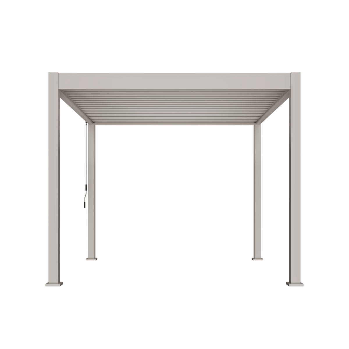 Orion Deluxe vrijstaand lamellen overkapping 300x300 cm handmatig - Zand