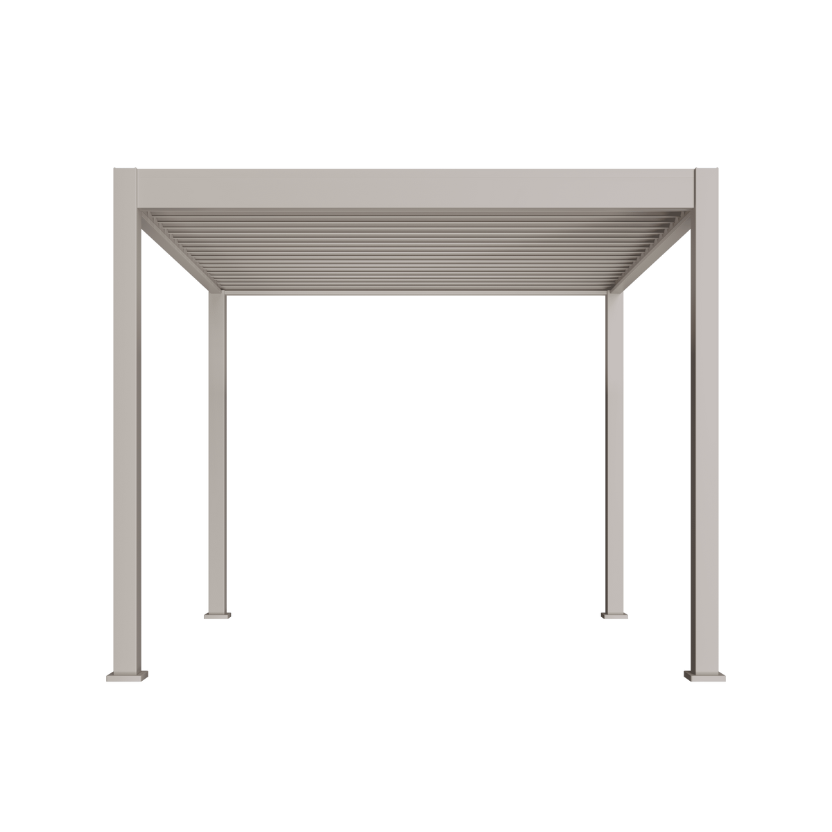 Orion Deluxe vrijstaand lamellen overkapping 300x300 cm handmatig - Zand