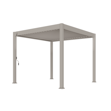 Orion Deluxe vrijstaand lamellen overkapping 300x300 cm handmatig - Zand