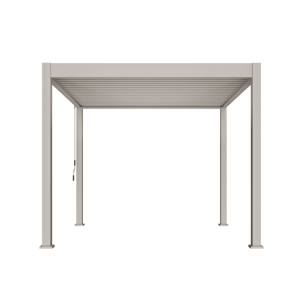 Orion Deluxe vrijstaand lamellen overkapping 300x300 cm handmatig - Zand