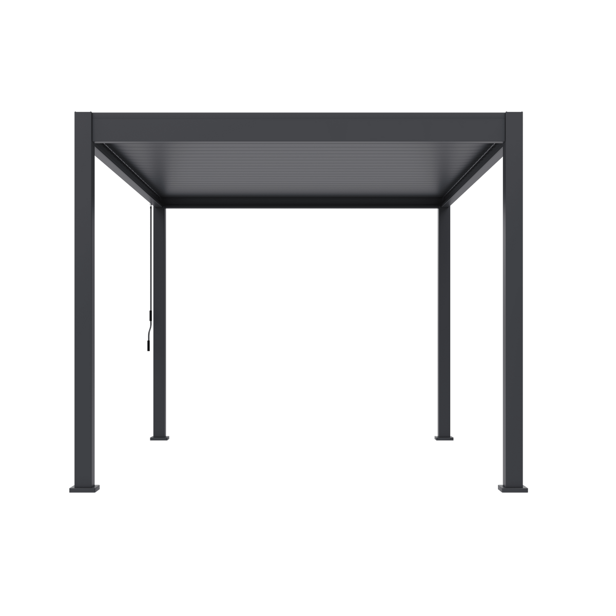 Orion Deluxe vrijstaand lamellen overkapping 300x400 cm handmatig - Antraciet