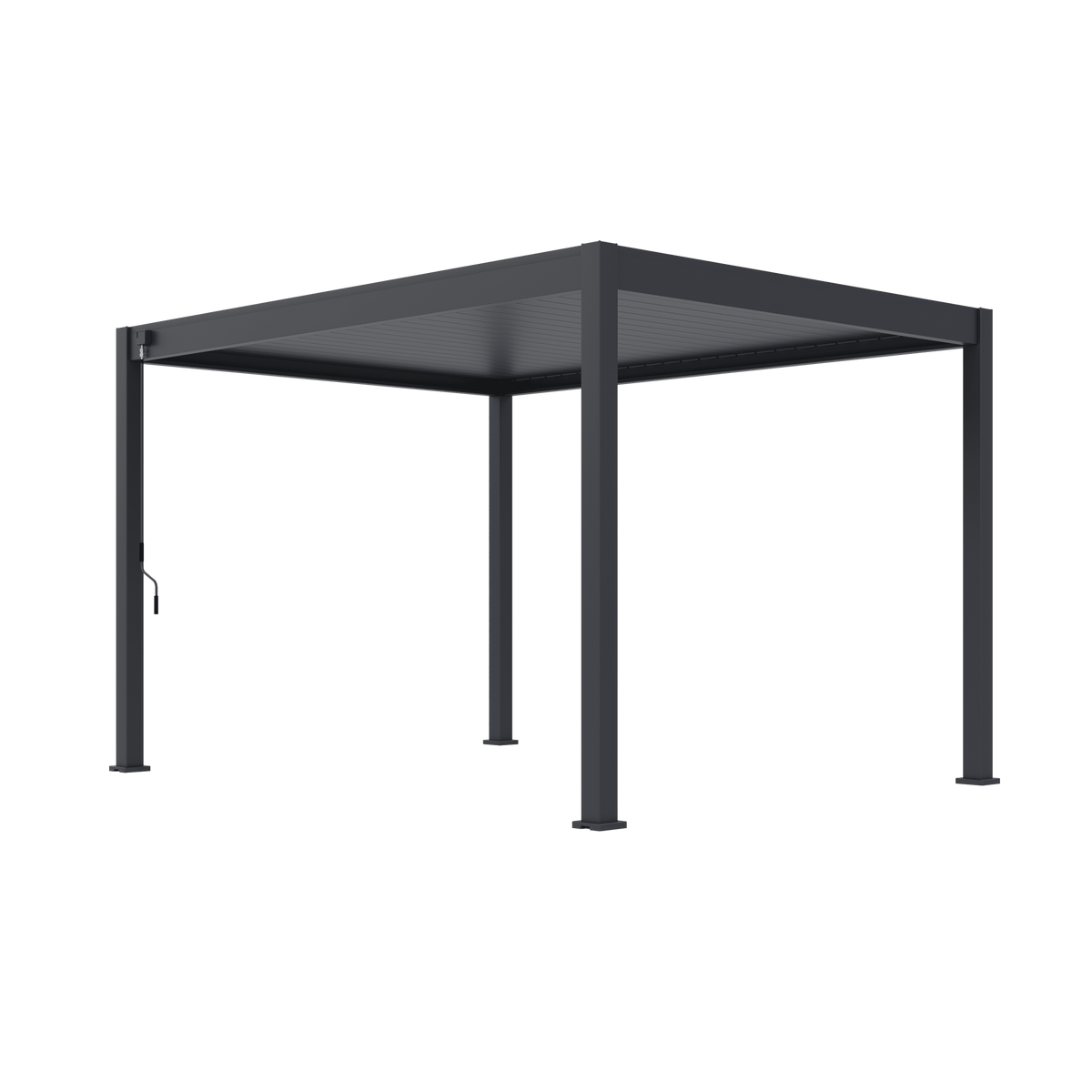 Orion Deluxe vrijstaand lamellen overkapping 300x400 cm handmatig - Antraciet