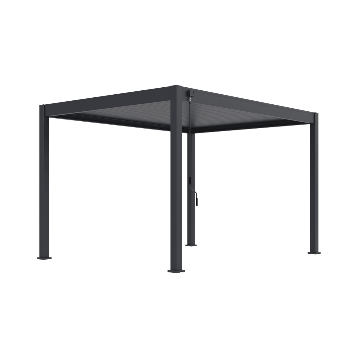 Orion Deluxe vrijstaand lamellen overkapping 300x400 cm handmatig - Antraciet