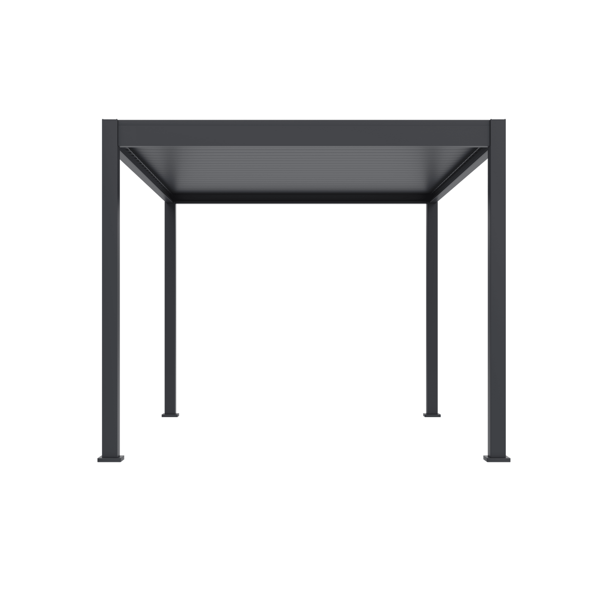 Orion Deluxe vrijstaand lamellen overkapping 300x400 cm handmatig - Antraciet