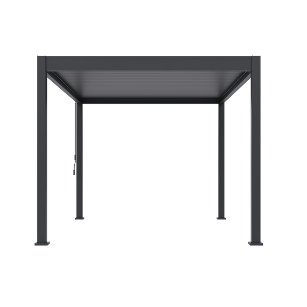 Orion Deluxe vrijstaand lamellen overkapping 300x400 cm handmatig - Antraciet