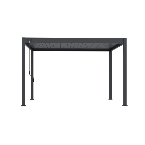 Orion Deluxe vrijstaand lamellen overkapping 300x400 cm handmatig - Antraciet