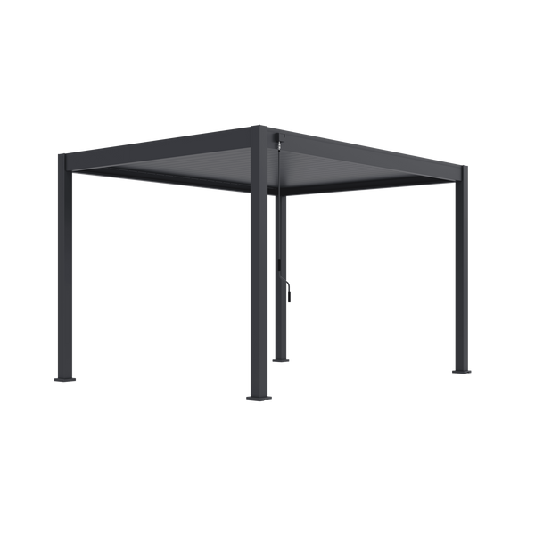 Orion Deluxe vrijstaand lamellen overkapping 300x400 cm handmatig - Antraciet