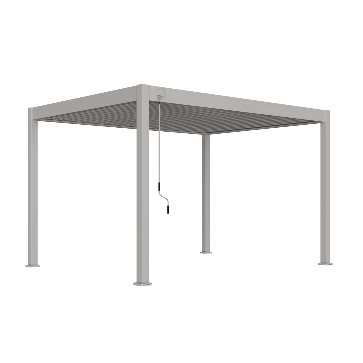 Orion Deluxe vrijstaand lamellen overkapping 300x400 cm handmatig - Zand