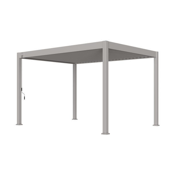 Orion Deluxe vrijstaand lamellen overkapping 300x400 cm handmatig - Zand