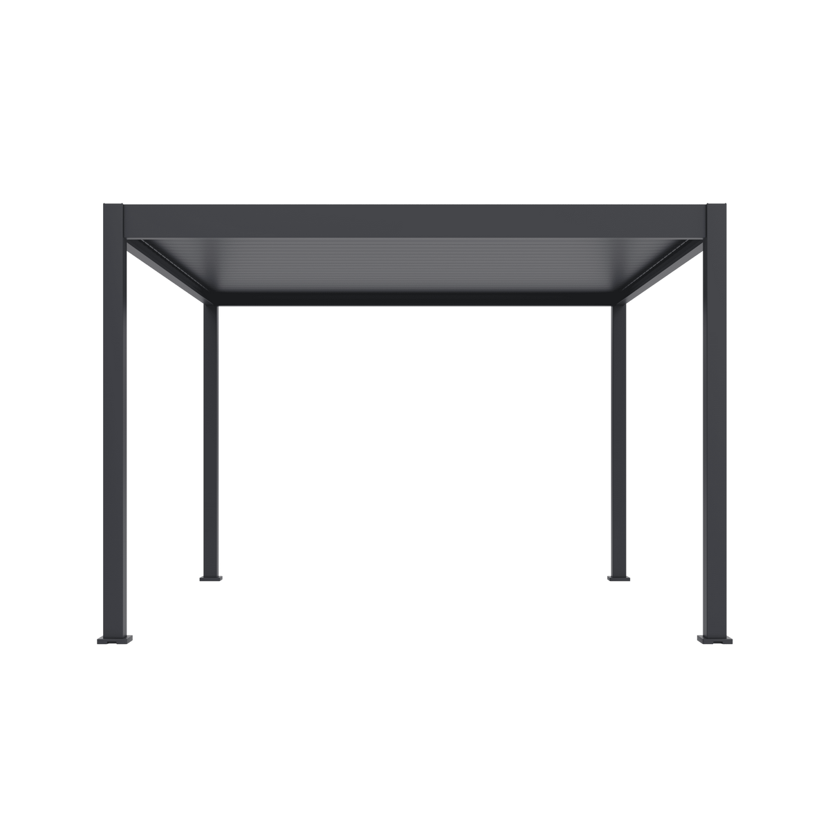 Orion Deluxe vrijstaand lamellen overkapping 360x400 cm handmatig - Antraciet