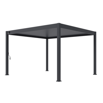 Orion Deluxe vrijstaand lamellen overkapping 360x400 cm handmatig - Antraciet