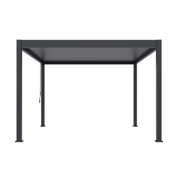 Orion Deluxe vrijstaand lamellen overkapping 360x400 cm handmatig - Antraciet