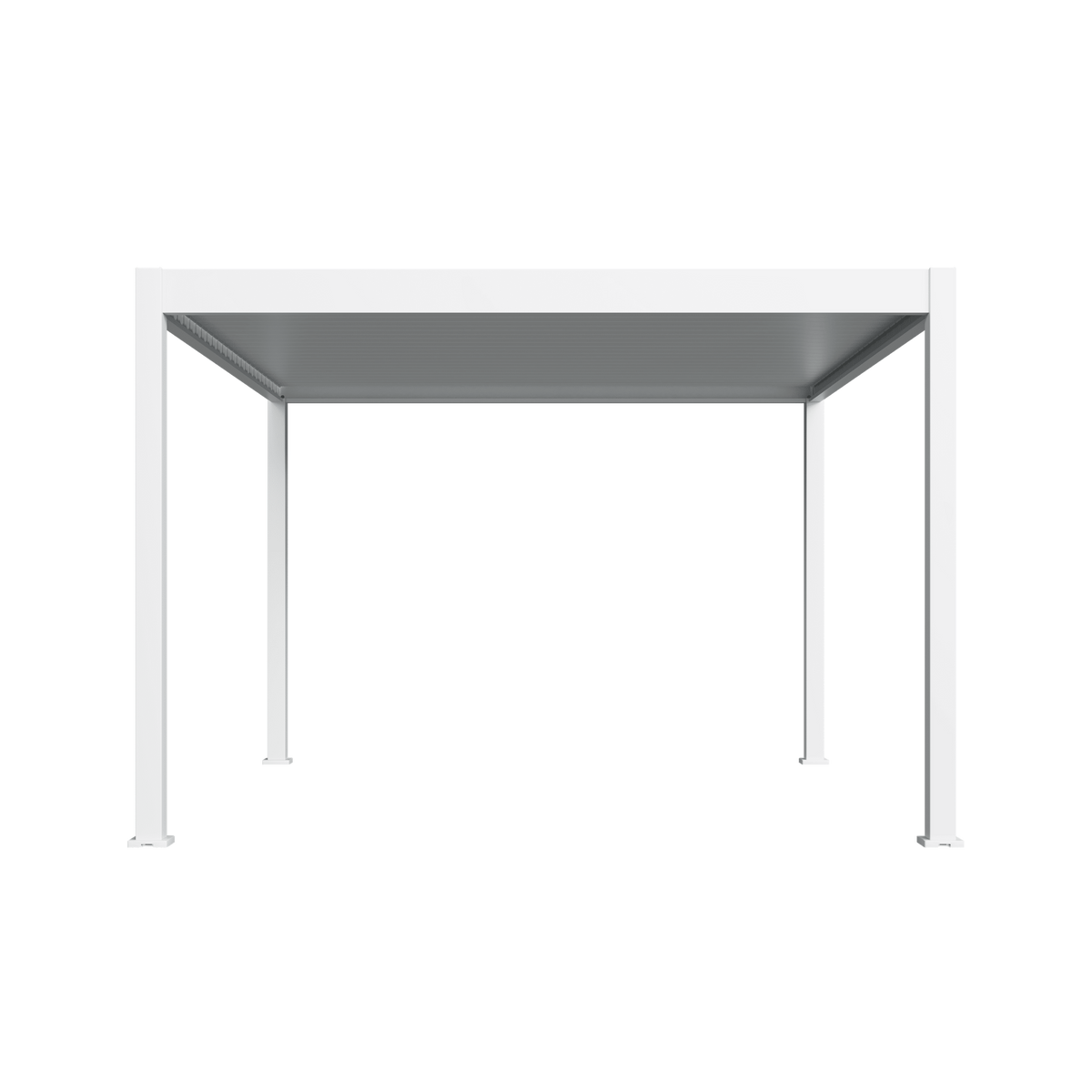 Orion Deluxe vrijstaand lamellen overkapping 360x400 cm handmatig - Wit