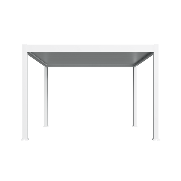 Orion Deluxe vrijstaand lamellen overkapping 360x400 cm handmatig - Wit