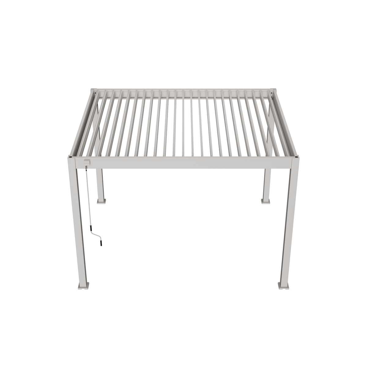 Orion Deluxe vrijstaand lamellen overkapping 360x400 cm handmatig - Zand