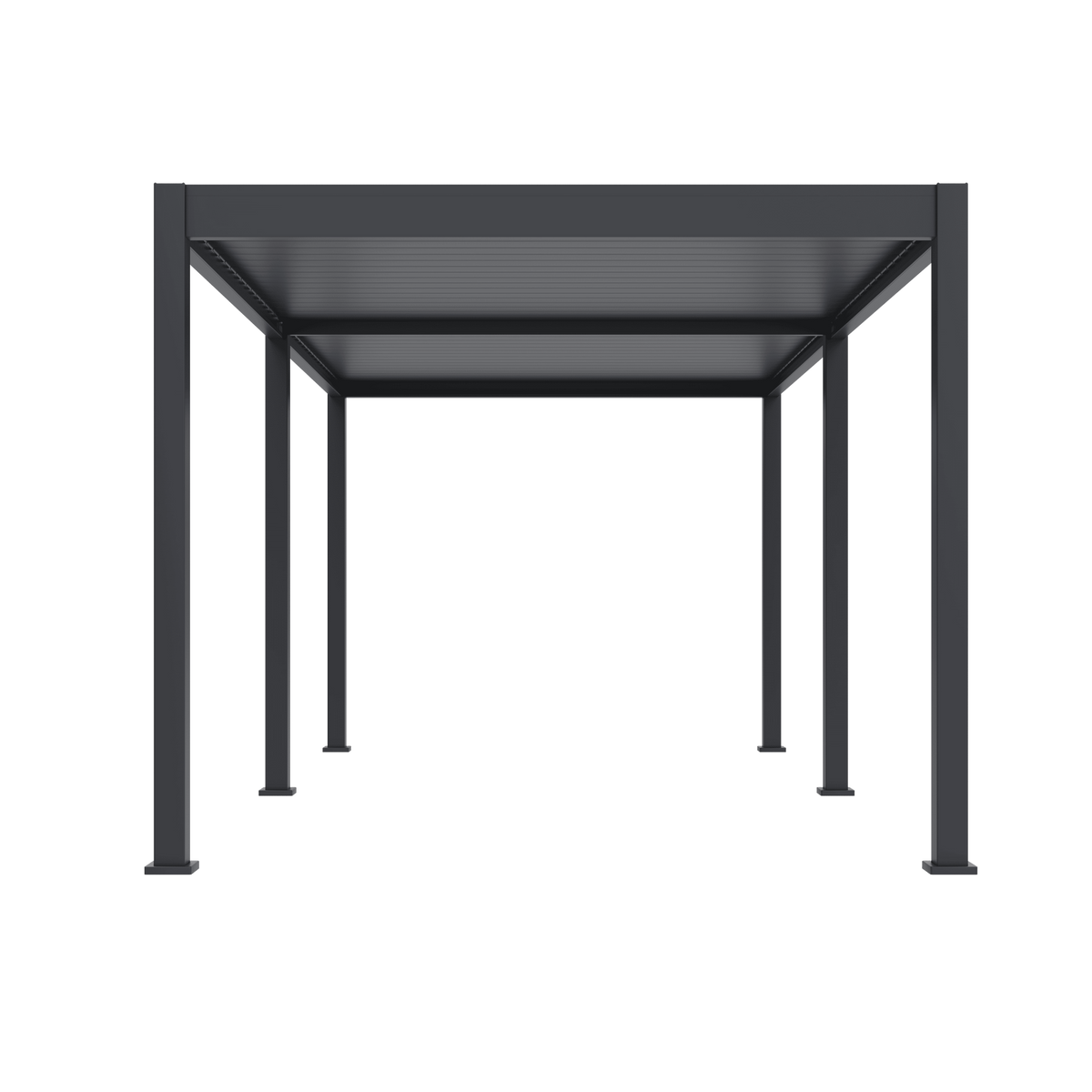 Orion Deluxe vrijstaand lamellen overkapping 300x600 cm handmatig - Antraciet