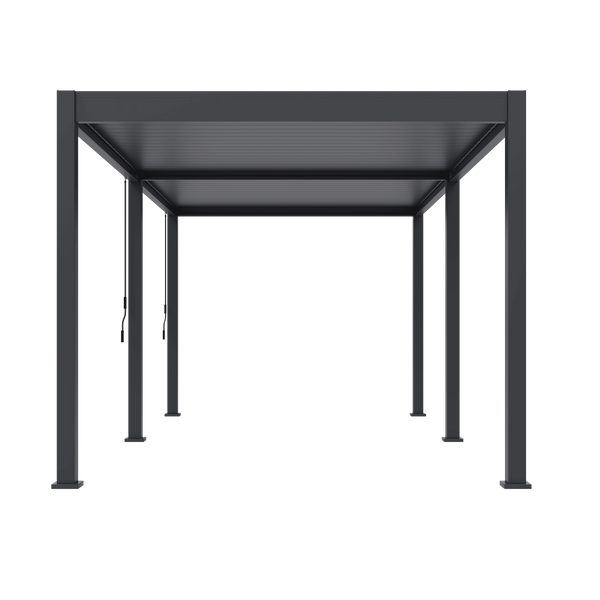 Orion Deluxe vrijstaand lamellen overkapping 300x600 cm handmatig - Antraciet