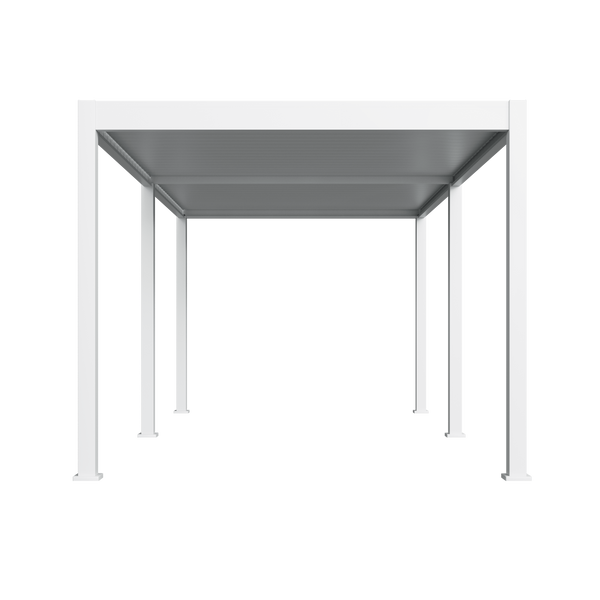 Orion Deluxe vrijstaand lamellen overkapping 300x600 cm handmatig - Wit